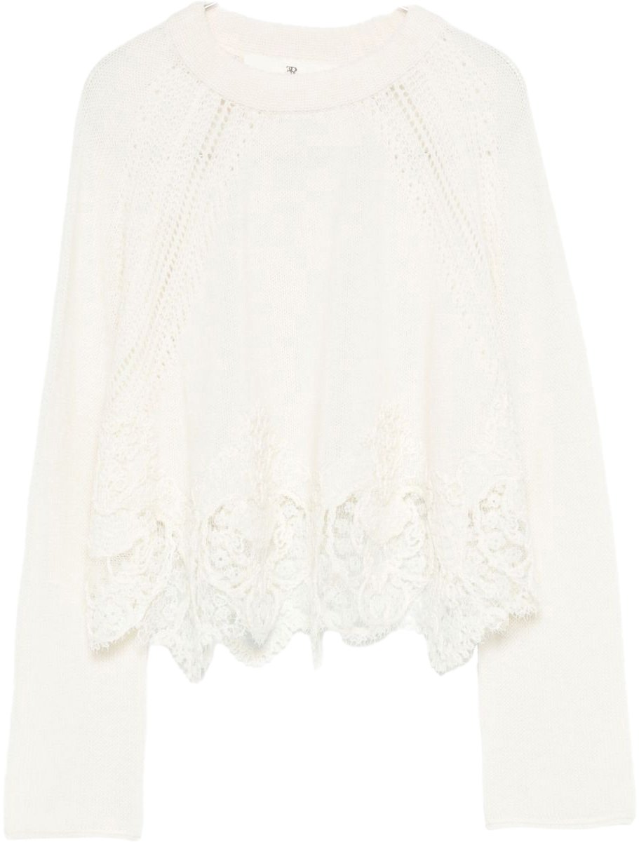 Ermanno Scervino Sweaters White Wit