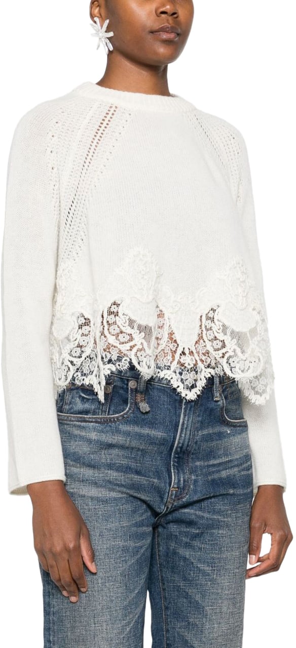 Ermanno Scervino Sweaters White Wit
