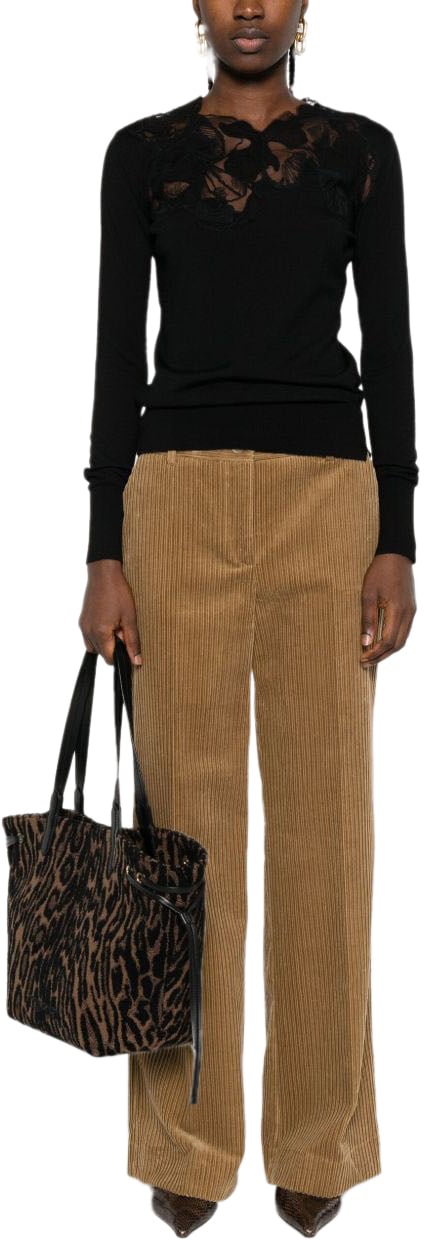 Ermanno Scervino Sweaters Black Zwart
