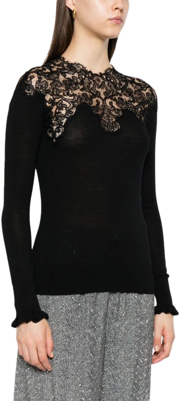 Ermanno Scervino Sweaters Black Zwart