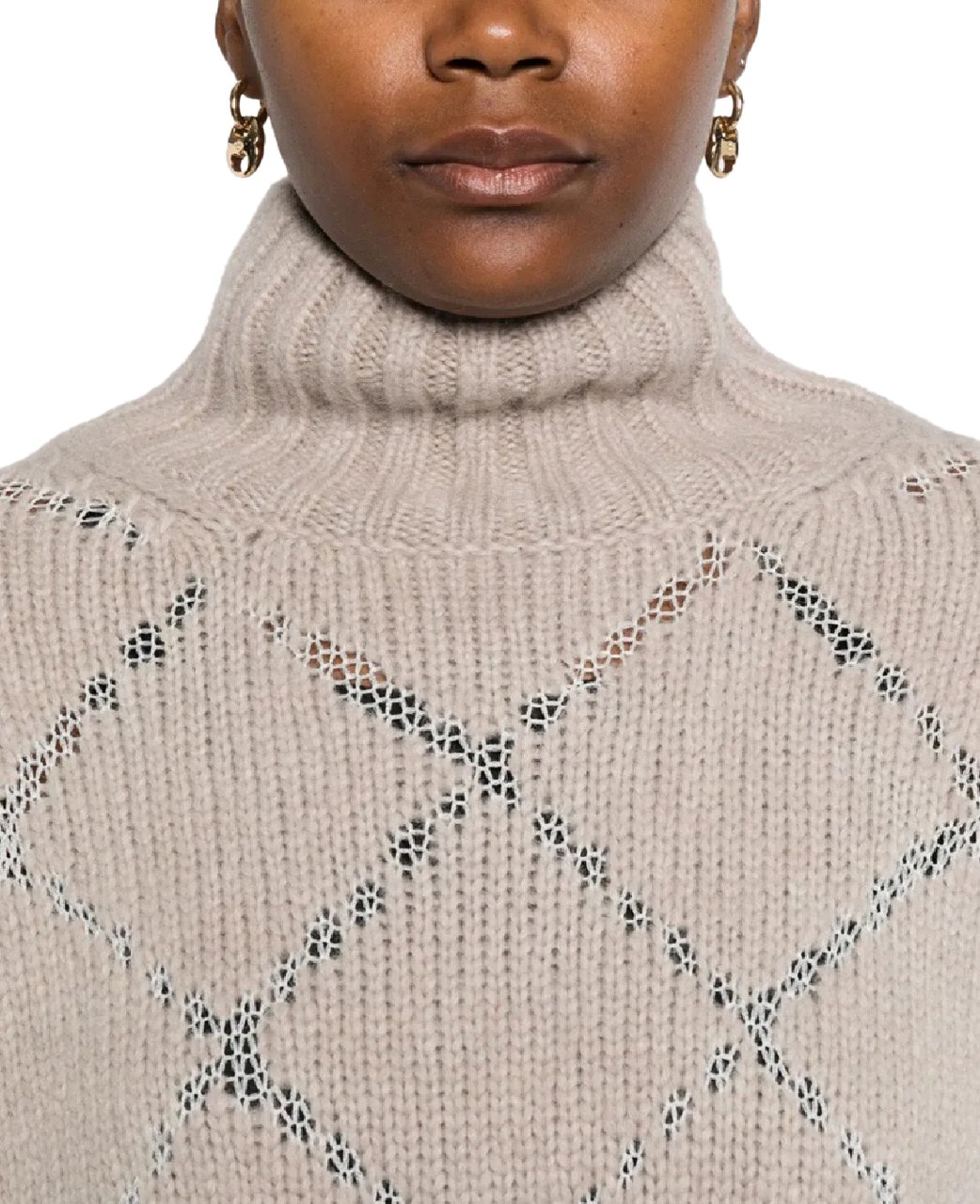 Ermanno Scervino maglia collo alto manica lunga divers Divers