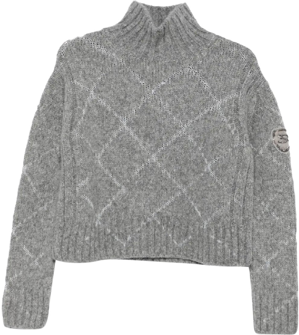 Ermanno Scervino maglia collo alto manica lunga divers Divers