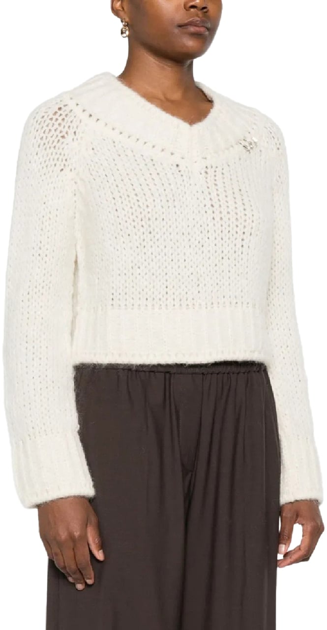 Ermanno Scervino maglia scollo v manica lunga divers Divers