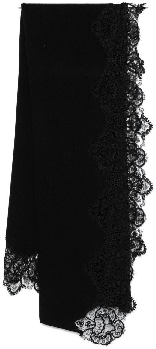 Ermanno Scervino Scarfs Black Zwart