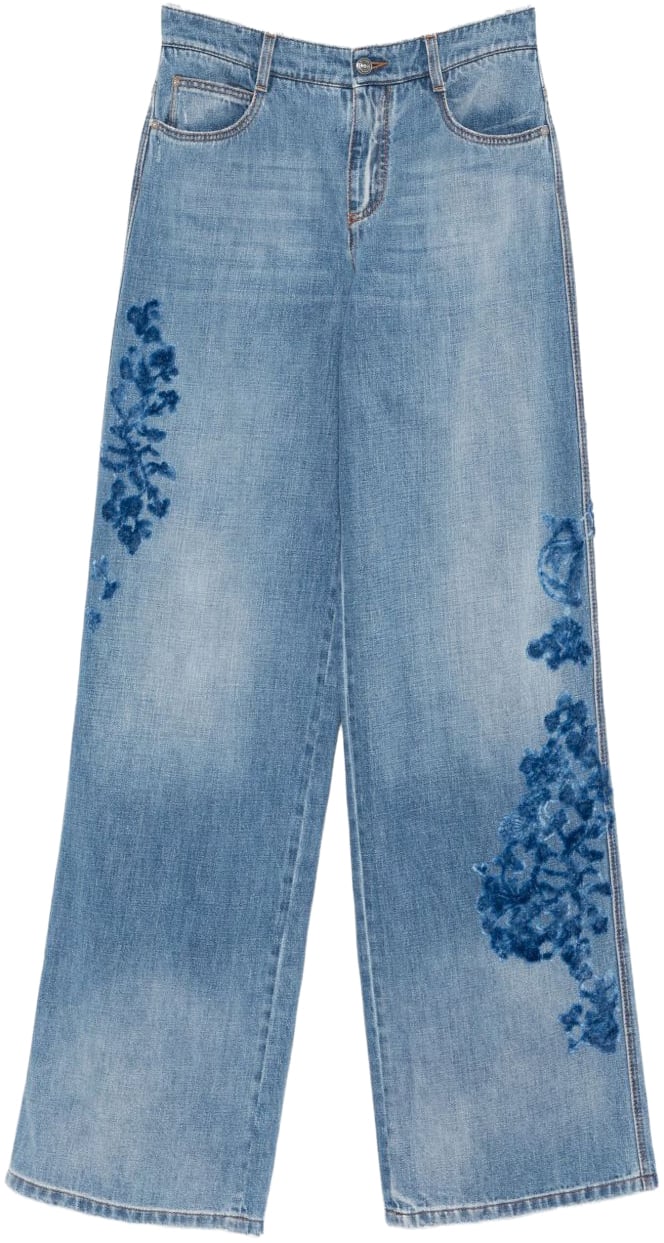 Ermanno Scervino Jeans Clear Blue Blauw