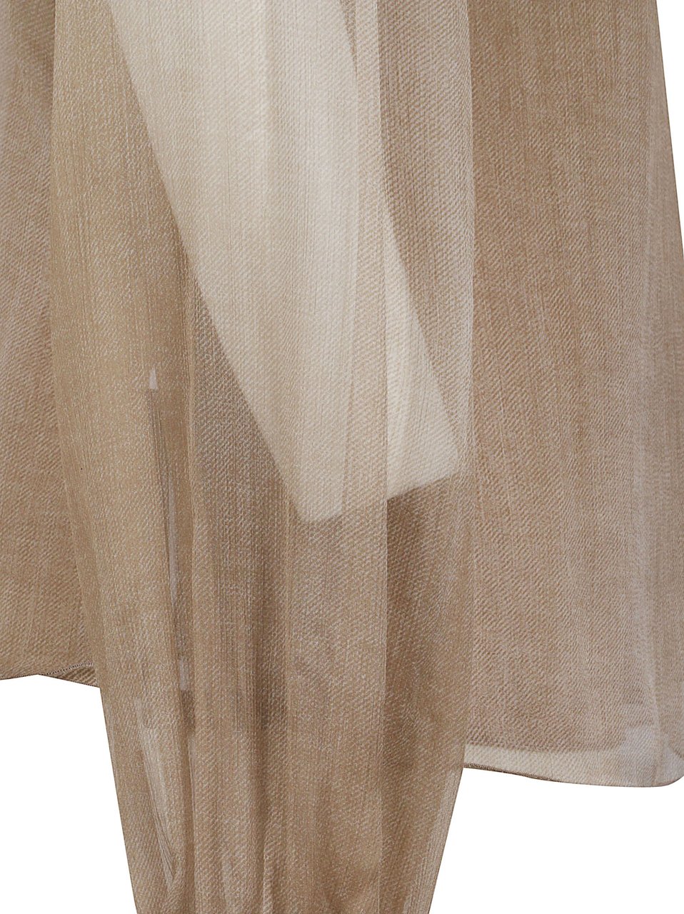 Ermanno Scervino Sheer Blouse with Delicate Lace Panels Roze