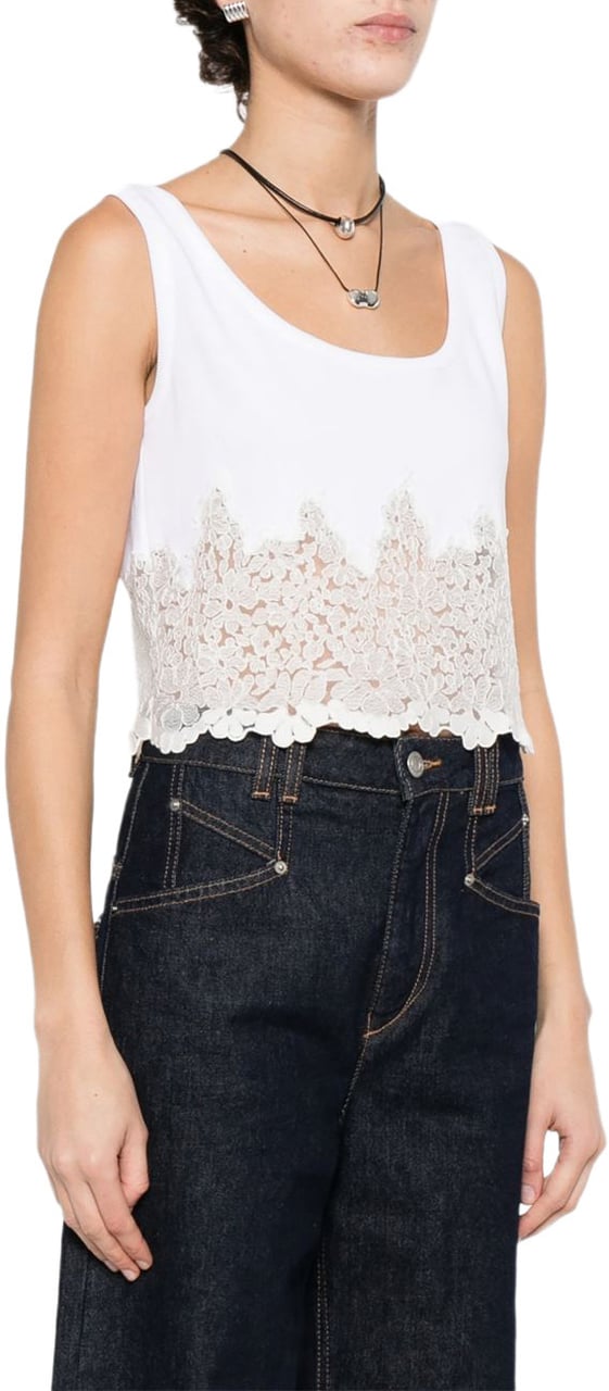 Ermanno Scervino Top Bianco Wit