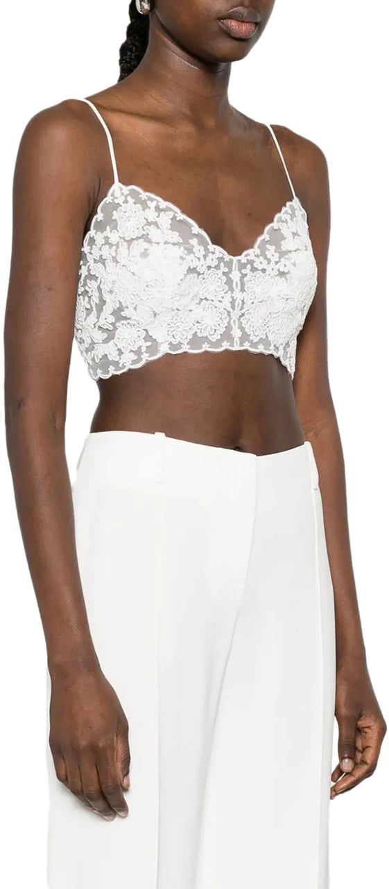 Ermanno Scervino top con ricamo divers Divers