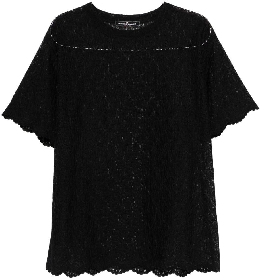 Ermanno Scervino T-Shirts And Polos Black Zwart