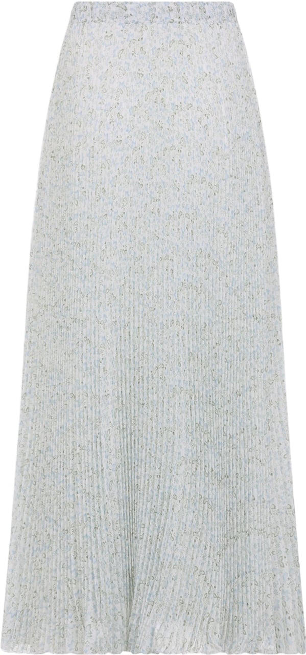 Ermanno Scervino Ermanno Scervino Plisse Printed Midi Skirt Divers