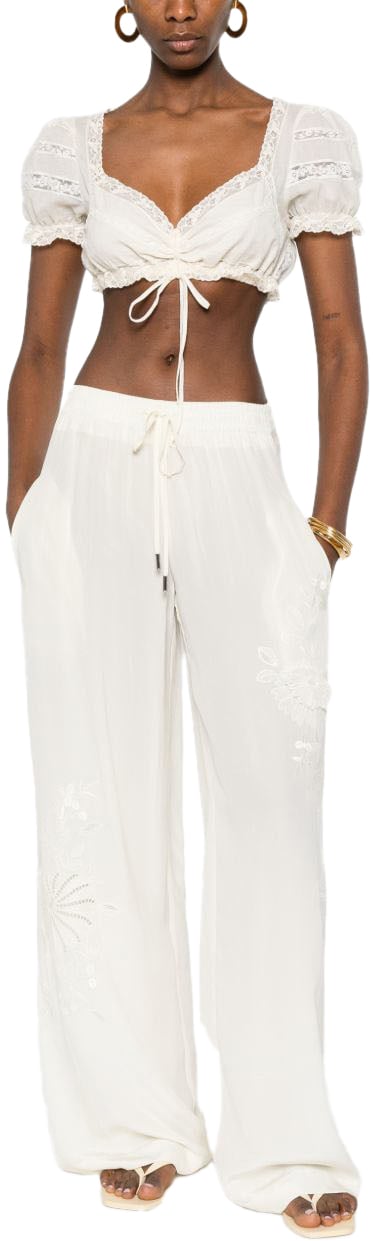 Ermanno Scervino Trousers White Wit