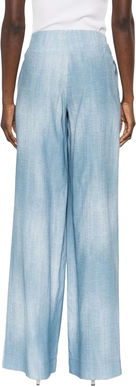 Ermanno Scervino Trousers Clear Blue Blauw