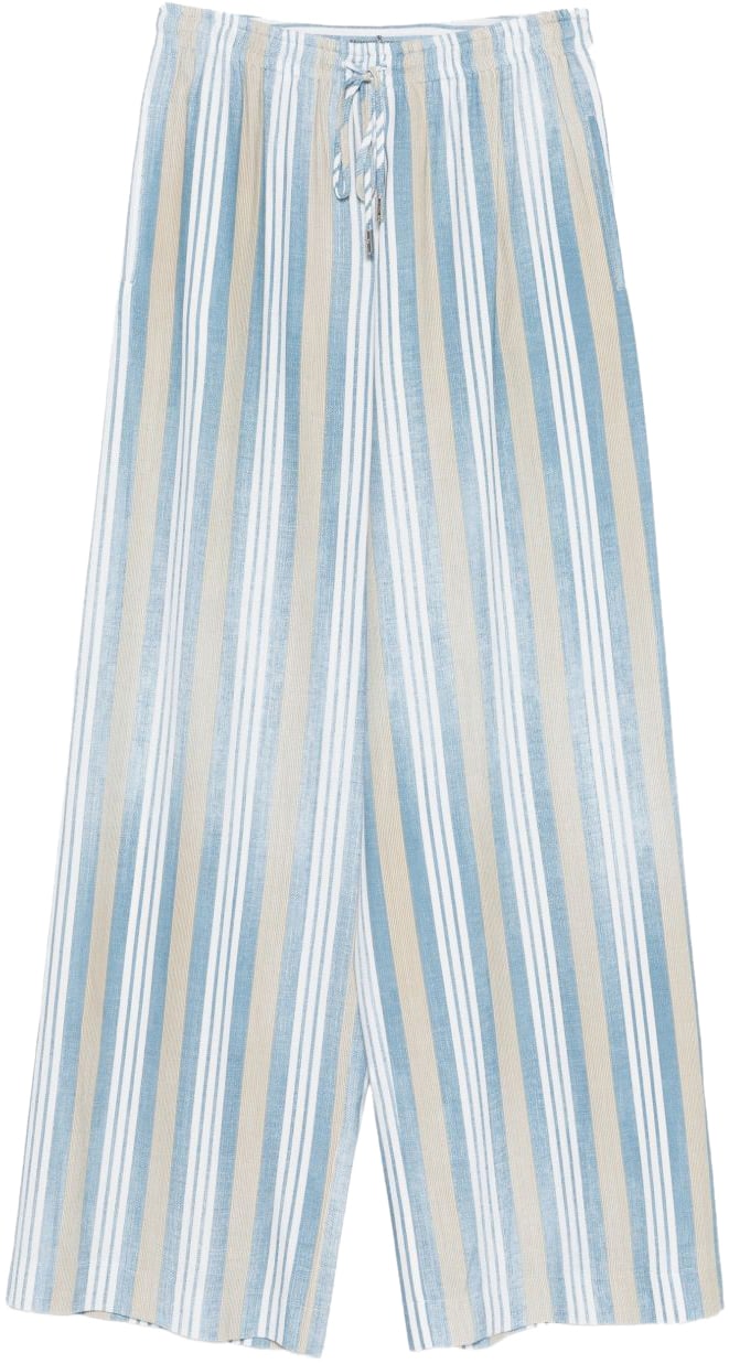 Ermanno Scervino Trousers Clear Blue Blauw