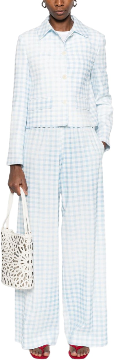 Ermanno Scervino Trousers Clear Blue Blauw