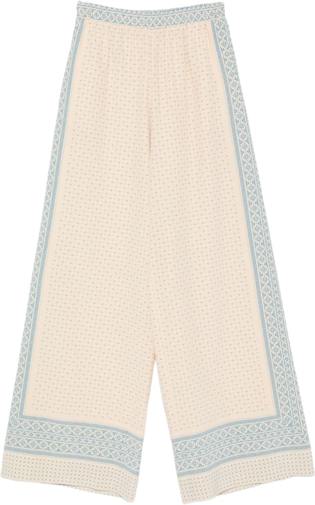Ermanno Scervino Trousers Ivory Wit