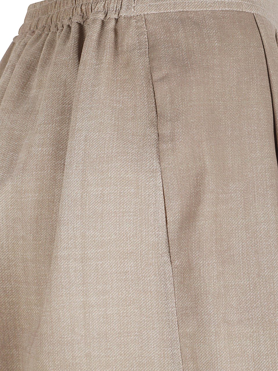 Ermanno Scervino High-Waist Relaxed Fit Shorts with Textured Fabric Neutraal