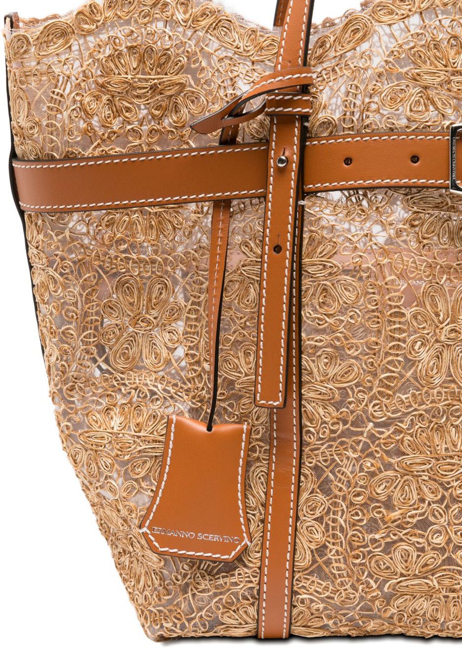 Ermanno Scervino Bags Brown Beige