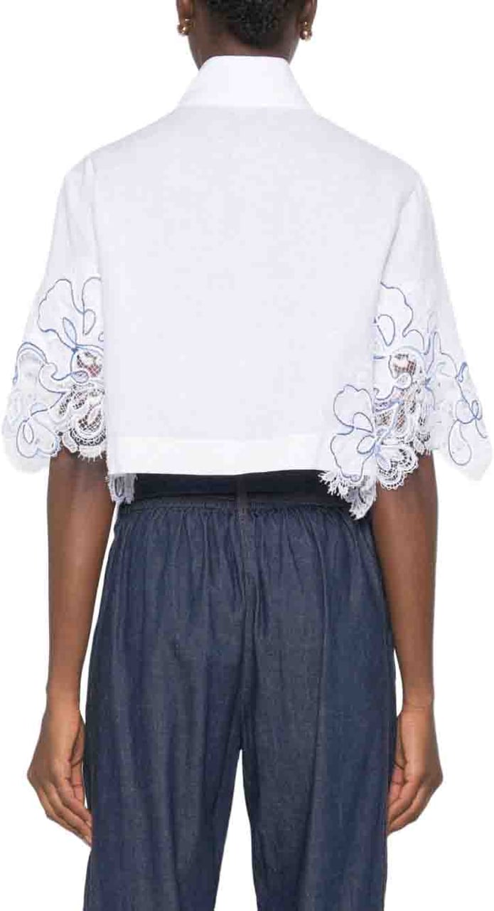 Ermanno Scervino Shirts Light Blue Wit