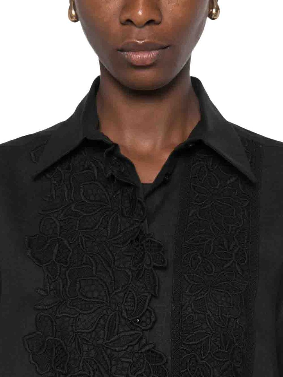 Ermanno Scervino Shirts Black Zwart