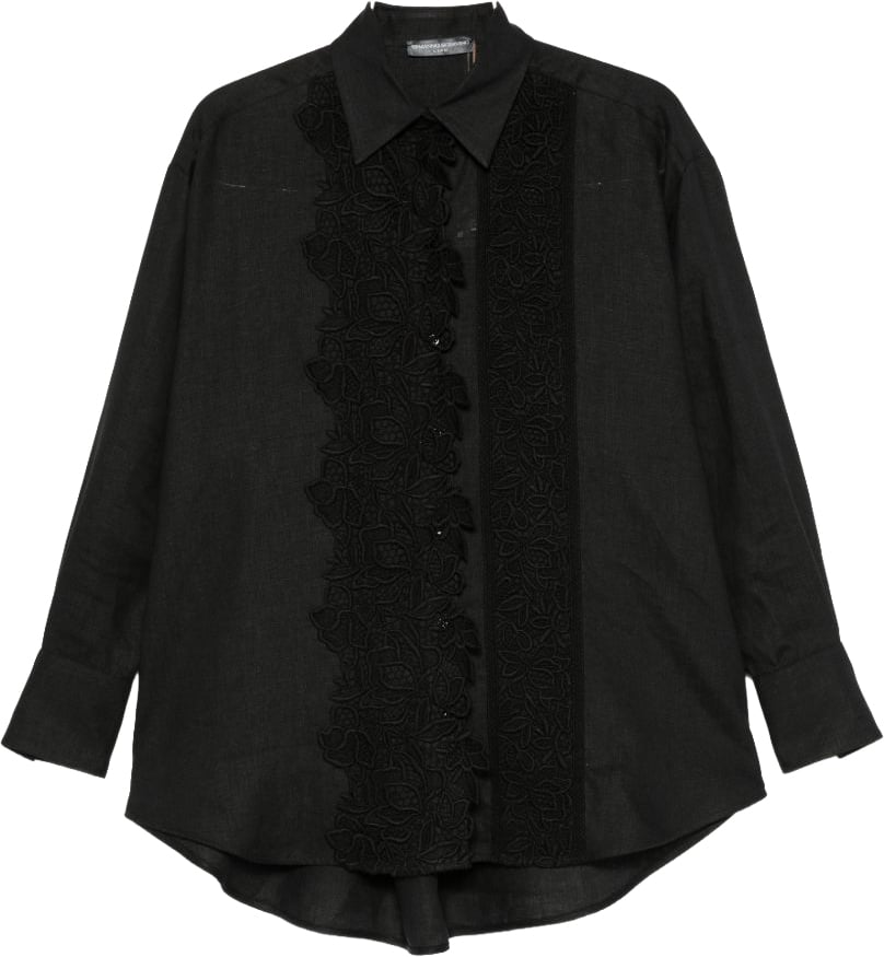 Ermanno Scervino Shirts Black Zwart