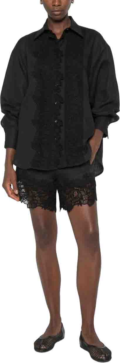 Ermanno Scervino Shirts Black Zwart