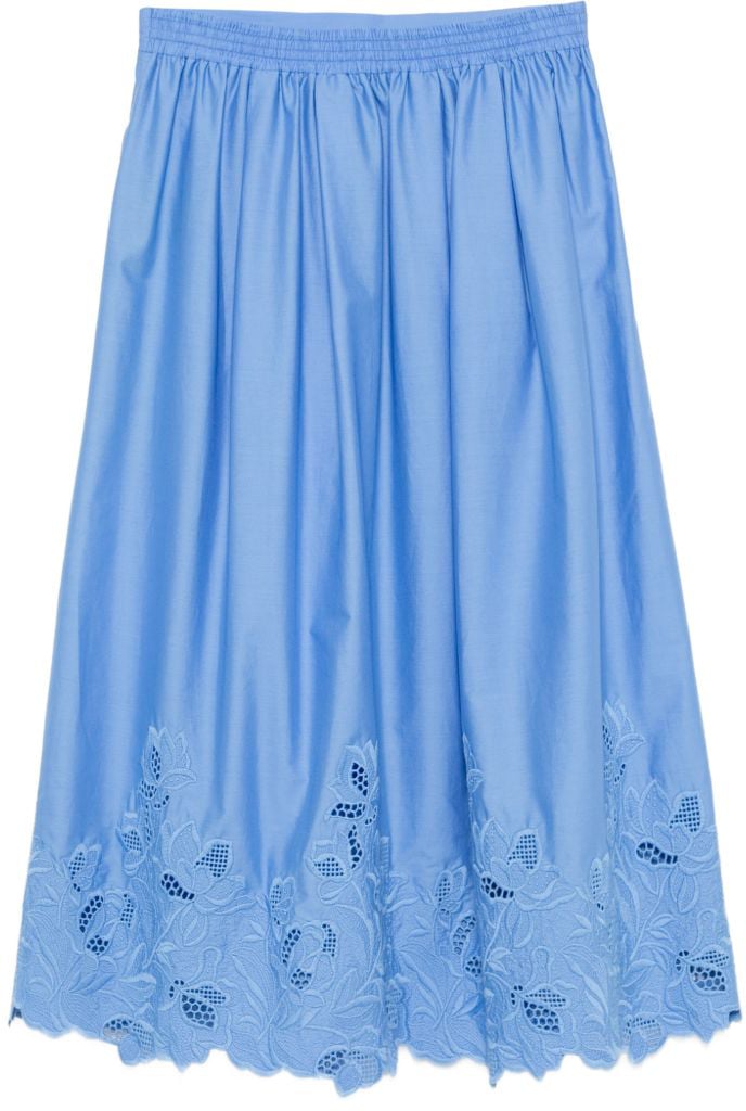 Ermanno Scervino Skirts Light Blue Lichtblauw