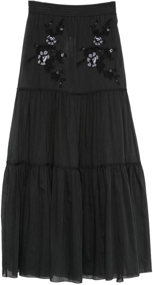 Ermanno Scervino Skirts Black Zwart