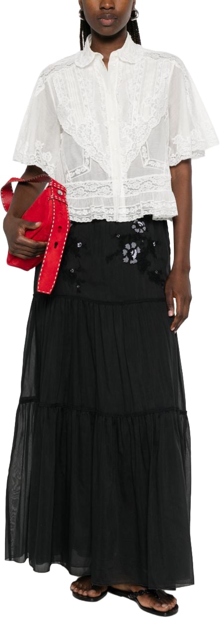 Ermanno Scervino Skirts Black Zwart