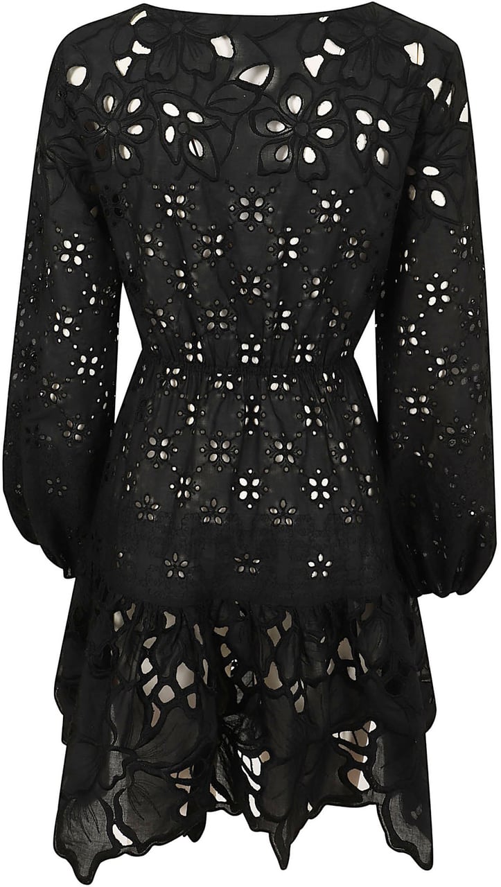 Ermanno Scervino ERMANNO SCERVINO LIFE SHORT DRESS Zwart