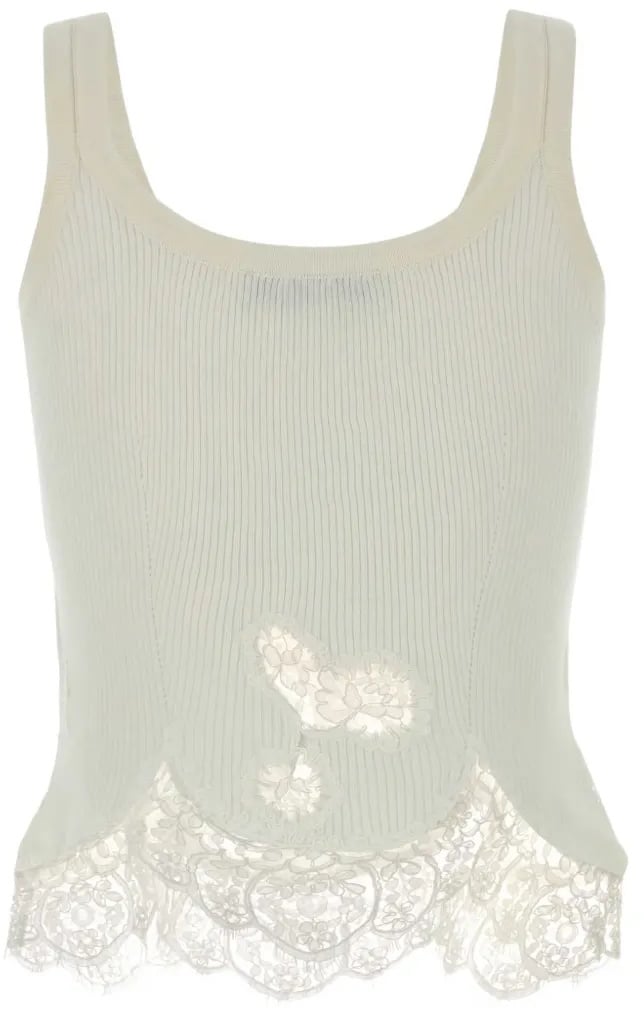 Ermanno Scervino canotta in maglia divers Divers