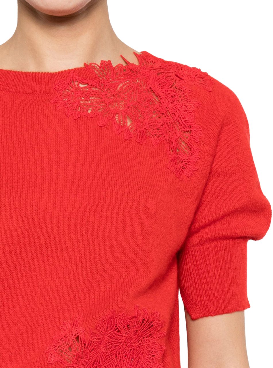 Ermanno Scervino Sweaters Poinciana Rood