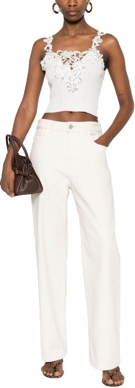 Ermanno Scervino Top White Wit