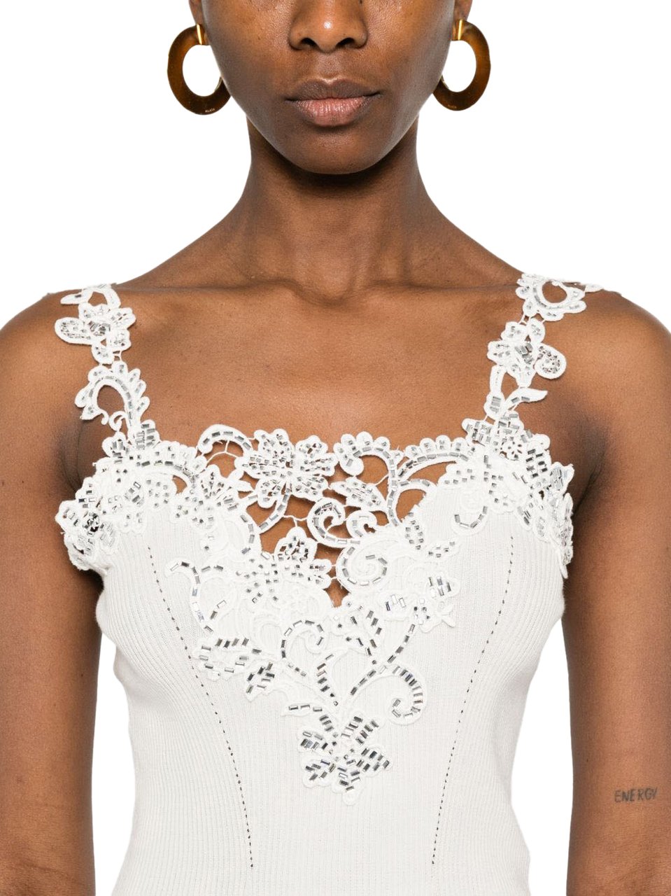 Ermanno Scervino Top White Wit