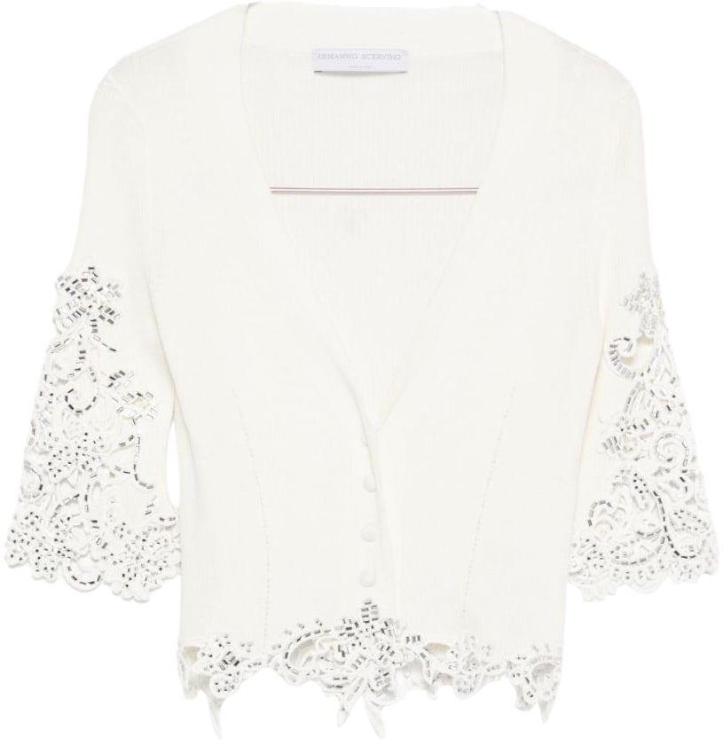 Ermanno Scervino Sweaters White Wit