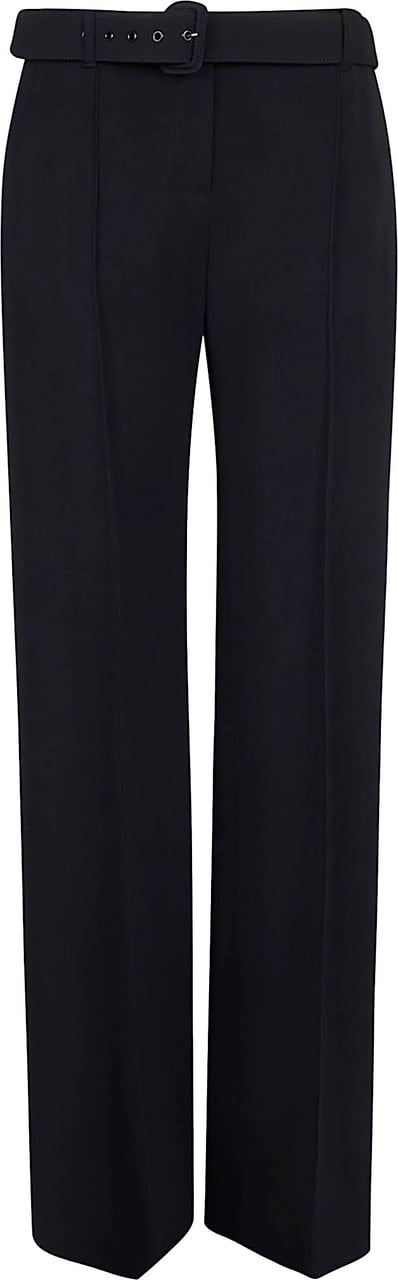 ERMANNO SCERVINO WIDE LEG PANTS Zwart
