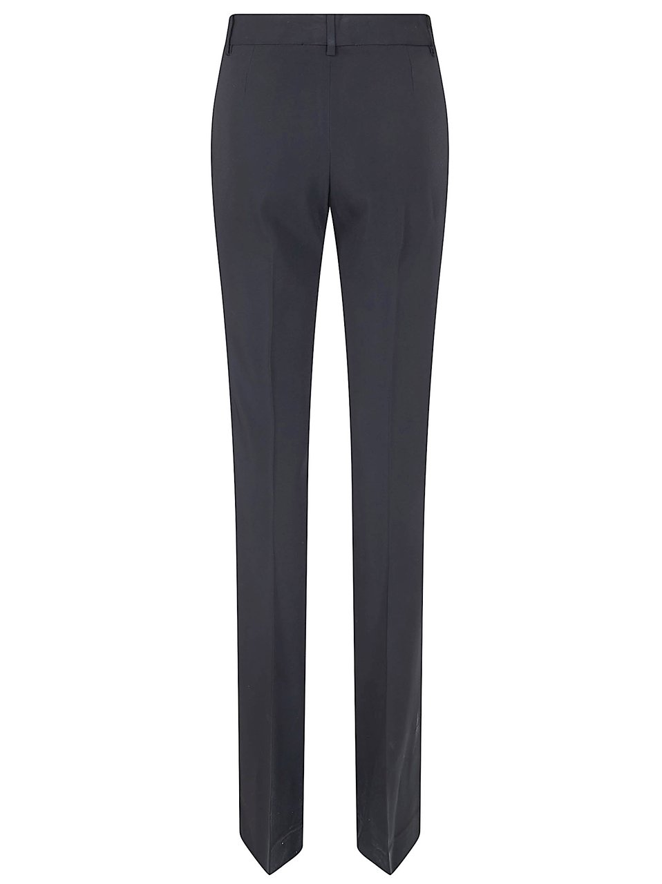Ermanno Scervino Tailored Bootcut Trousers with Flared Hem and Refined Finish Zwart