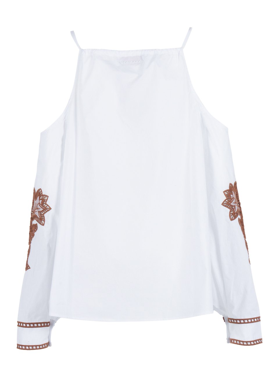 Ermanno Scervino Loose Fit Lace Blouse Wit