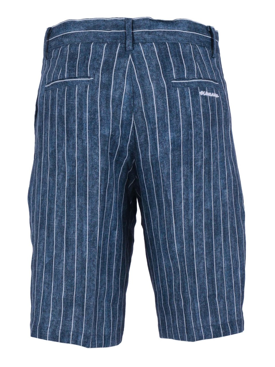 Ermanno Scervino Tailored Cropped Pinstripe Shorts Groen