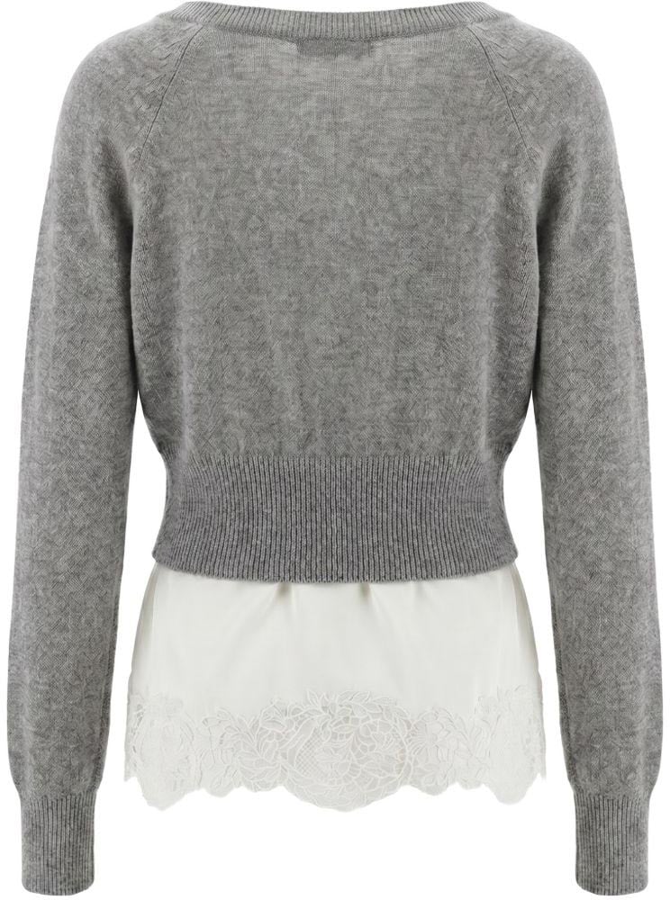 Ermanno Scervino Sweaters Grey Grijs