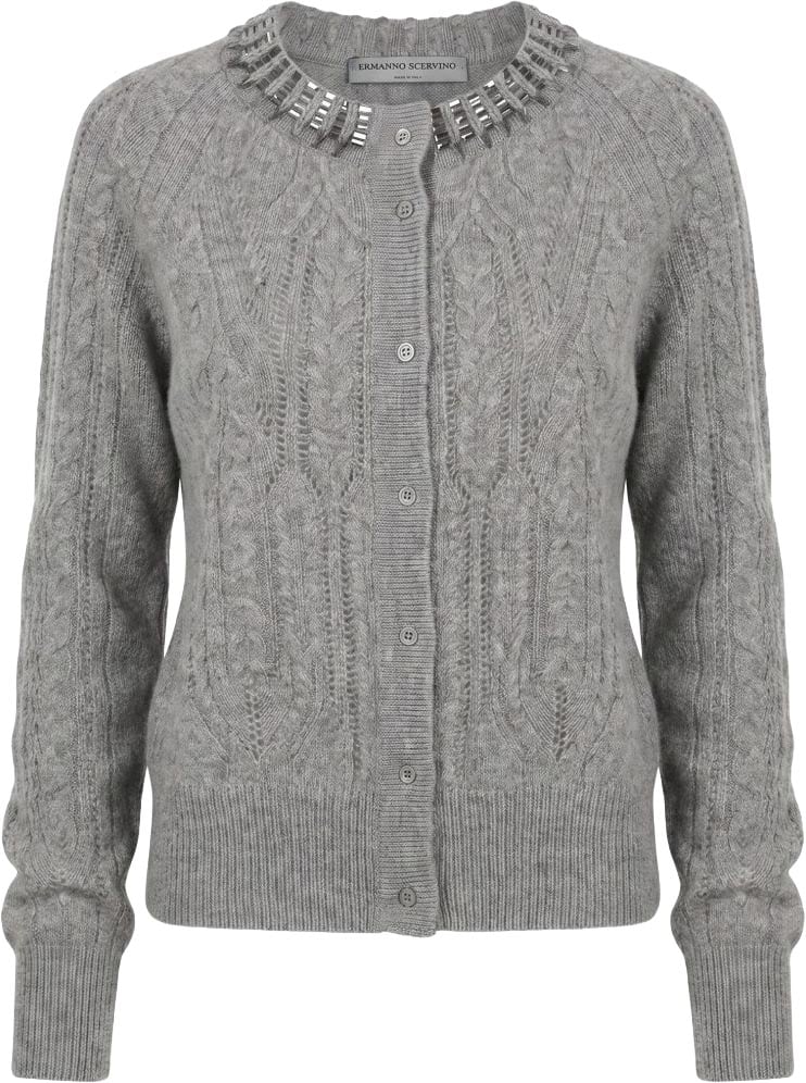 Ermanno Scervino Sweaters Grey Grijs