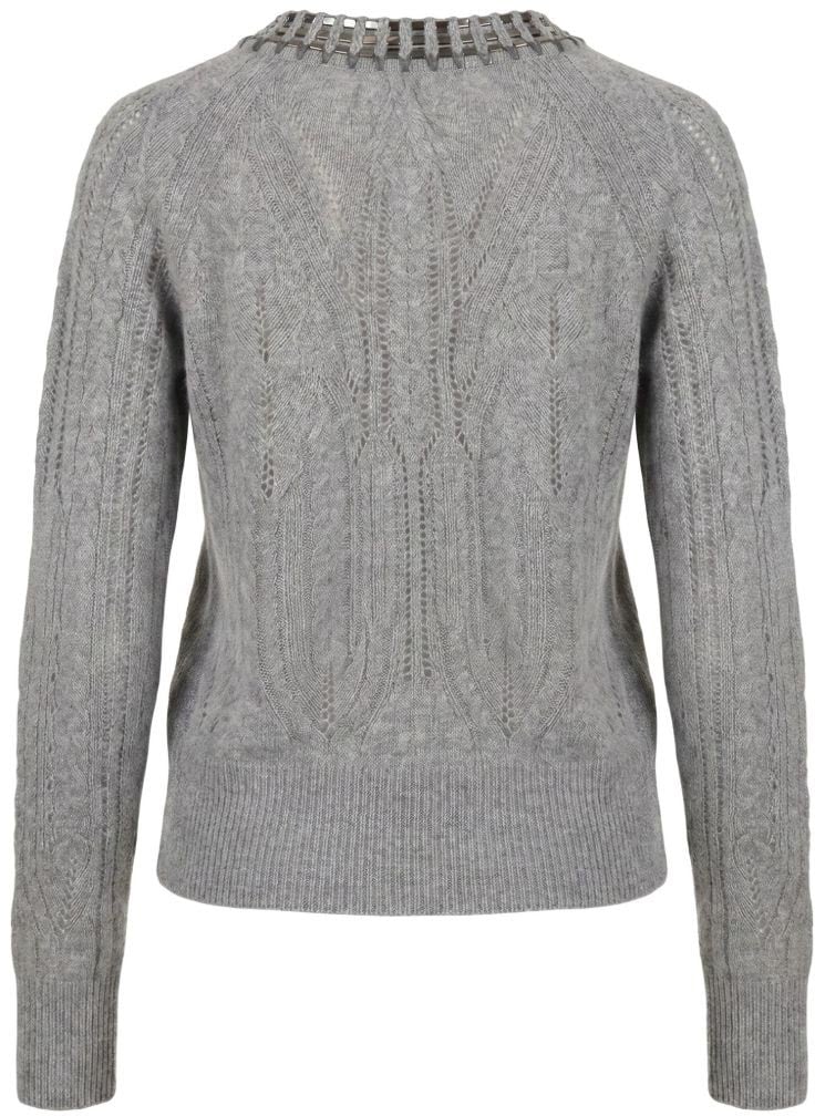 Ermanno Scervino Sweaters Grey Grijs
