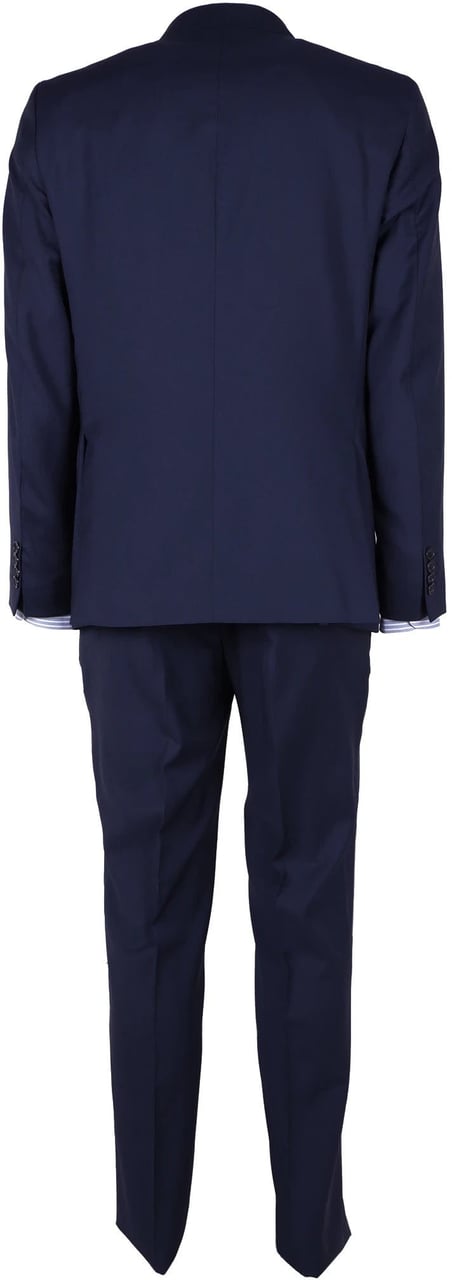 Ermenegildo Zegna Ermenegildo Zegna Fabric Suit Blue Man Blauw