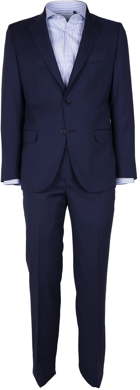 Ermenegildo Zegna Ermenegildo Zegna Fabric Suit Blue Man Blauw