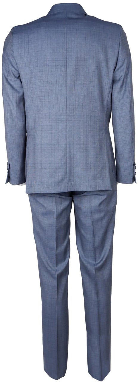 Ermenegildo Zegna Ermenegildo Zegna Fabric Suit Blue Man Blauw