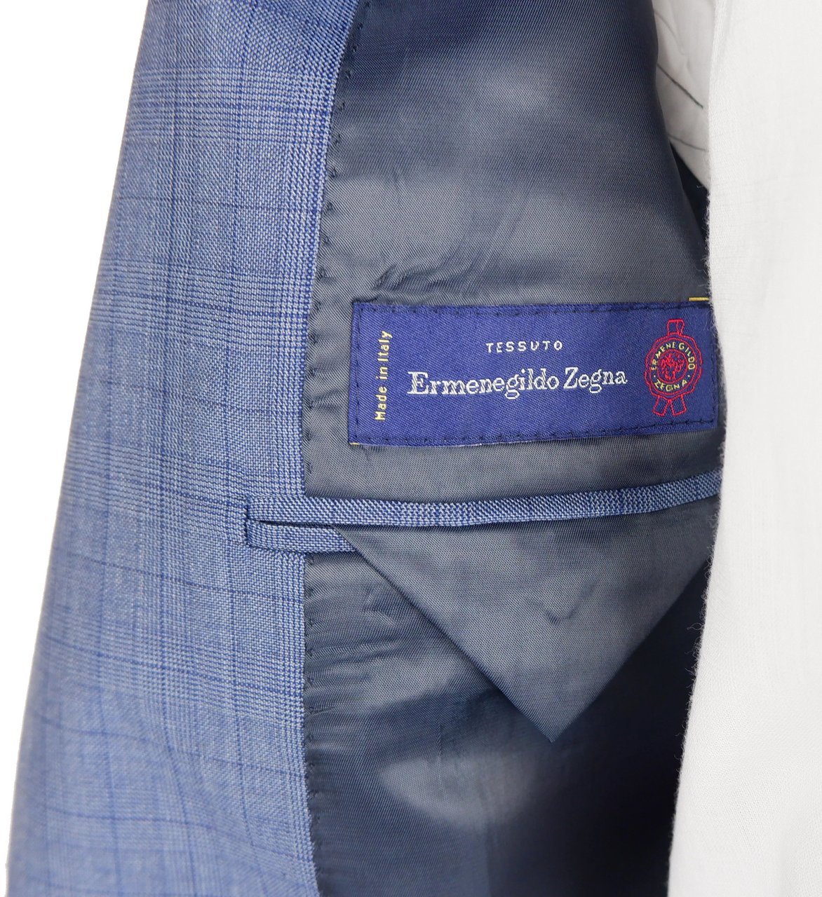 Ermenegildo Zegna Ermenegildo Zegna Fabric Suit Blue Man Blauw