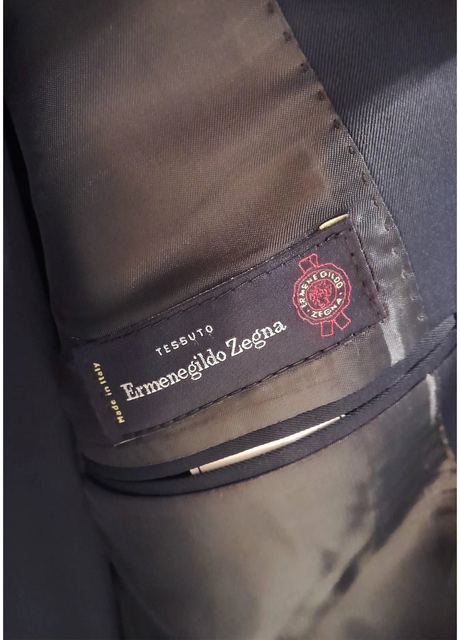 Ermenegildo Zegna Ermenegildo Zegna Fabric Suit Blue Man Blauw