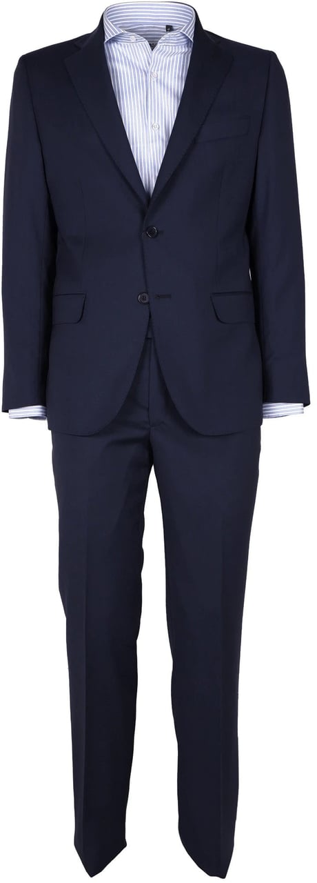 Ermenegildo Zegna Ermenegildo Zegna Fabric Suit Blue Man Blauw
