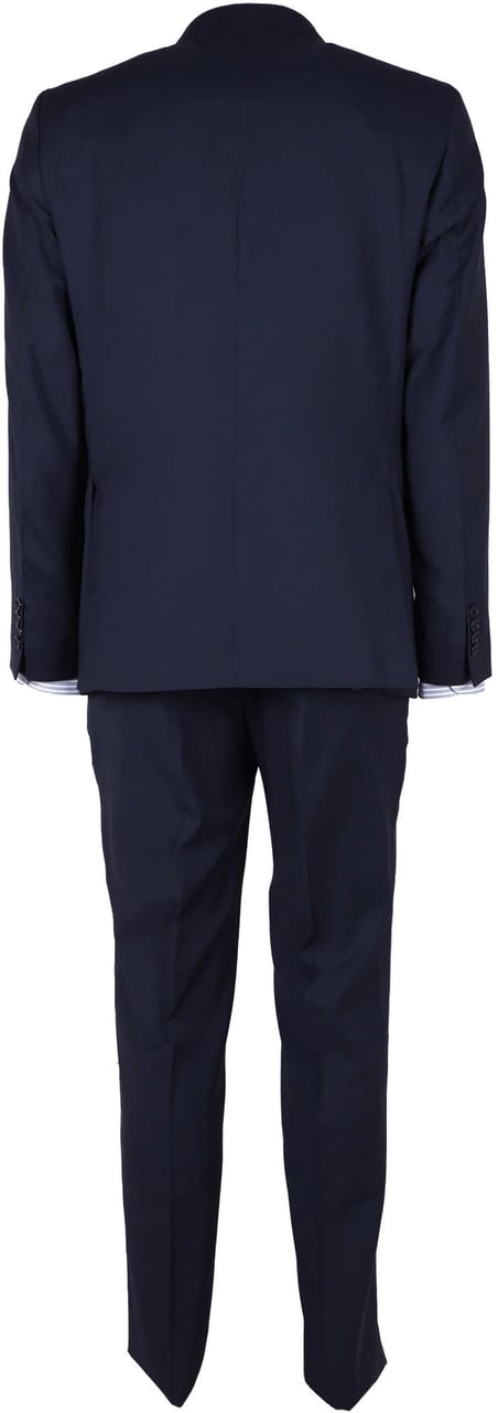 Ermenegildo Zegna Ermenegildo Zegna Fabric Suit Blue Man Blauw