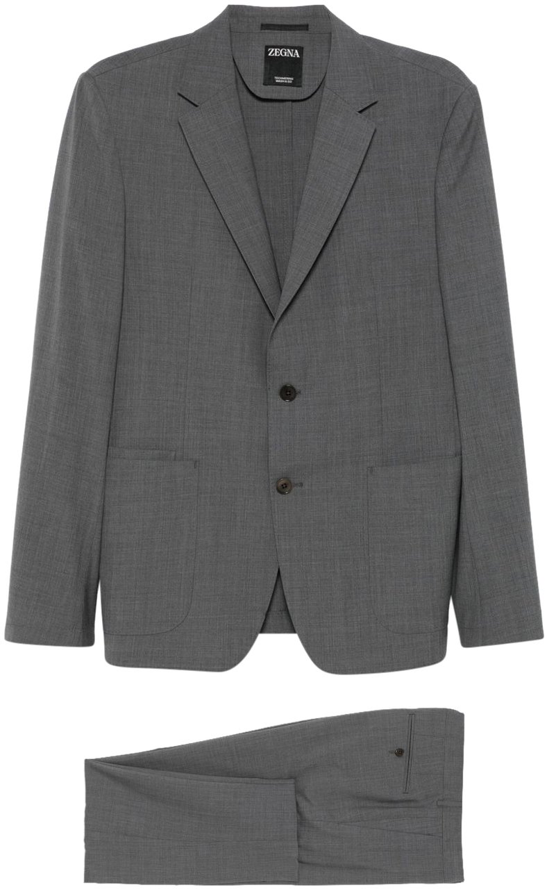 Ermenegildo Zegna Dresses Grey Grijs