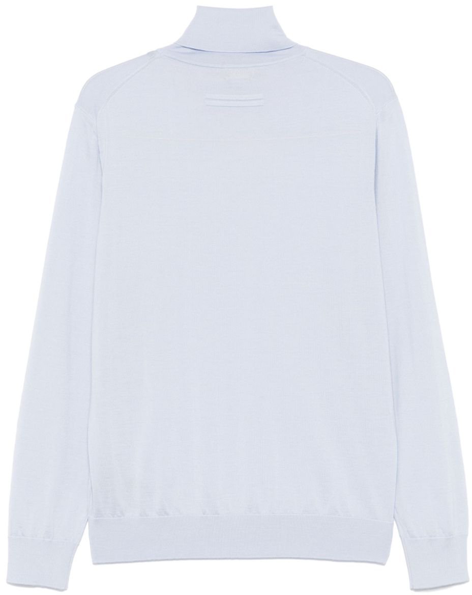Ermenegildo Zegna Sweaters Blu Lichtblauw